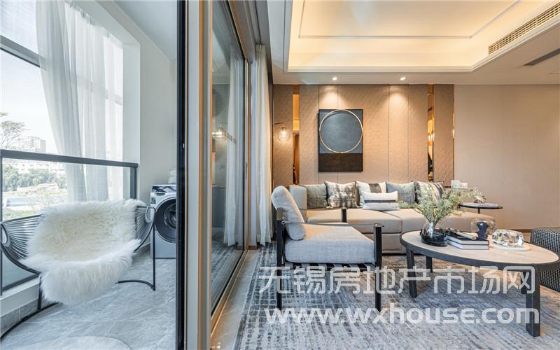 95㎡户型样板间客厅