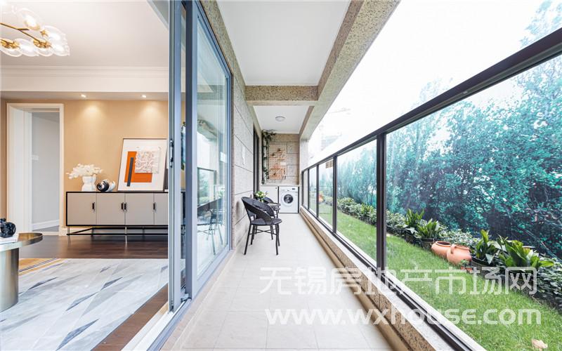 125㎡户型样板间阳台