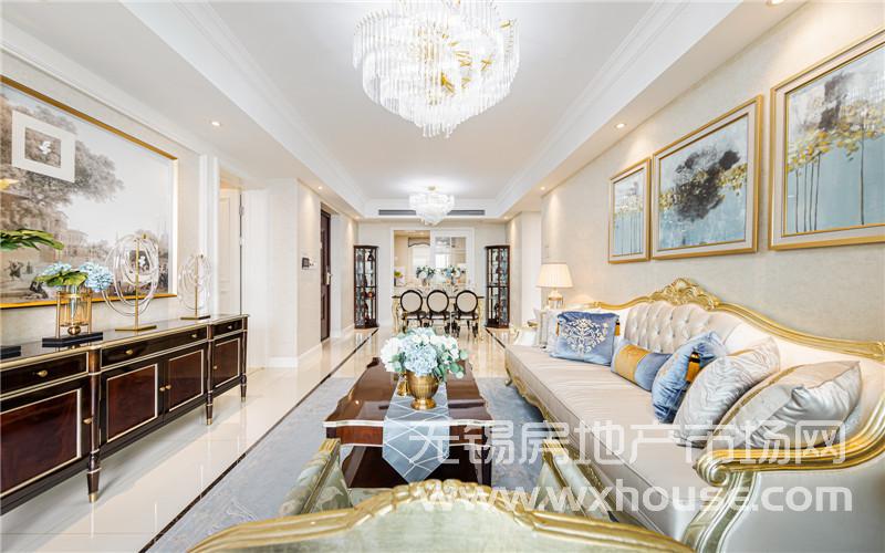 143㎡户型样板间客厅