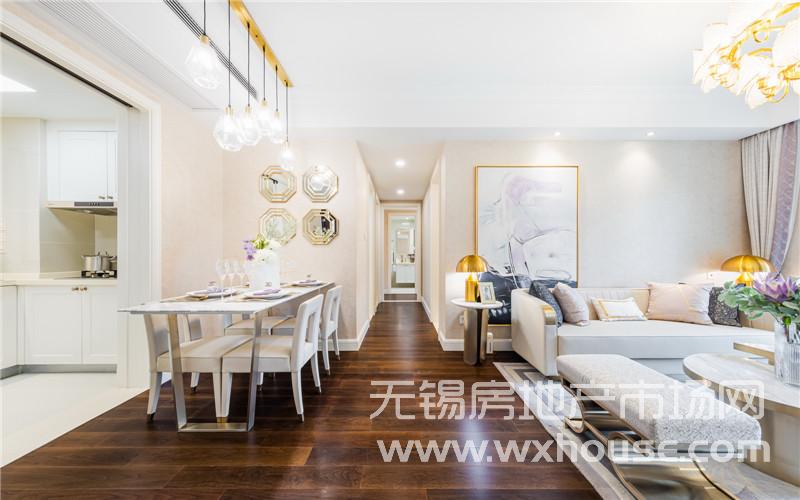 108㎡户型样板间客厅