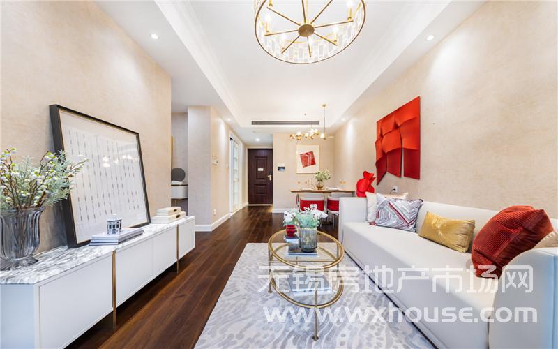 89㎡户型样板间客厅