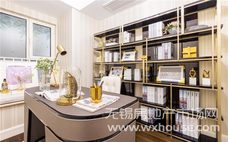 108㎡户型样板间书房