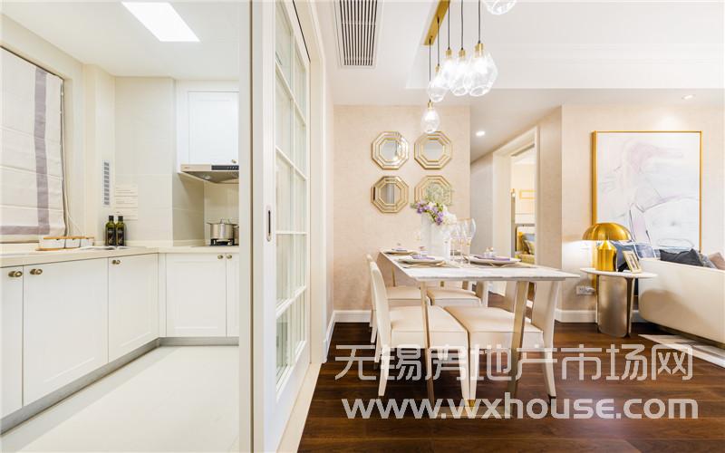 108㎡户型样板间餐厅