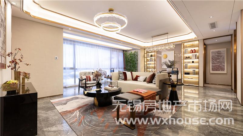 125㎡户型样板间客厅