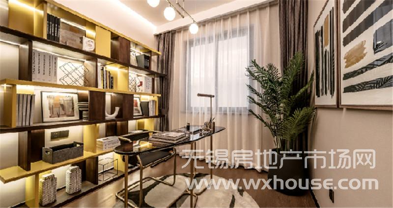 115㎡户型样板间书房