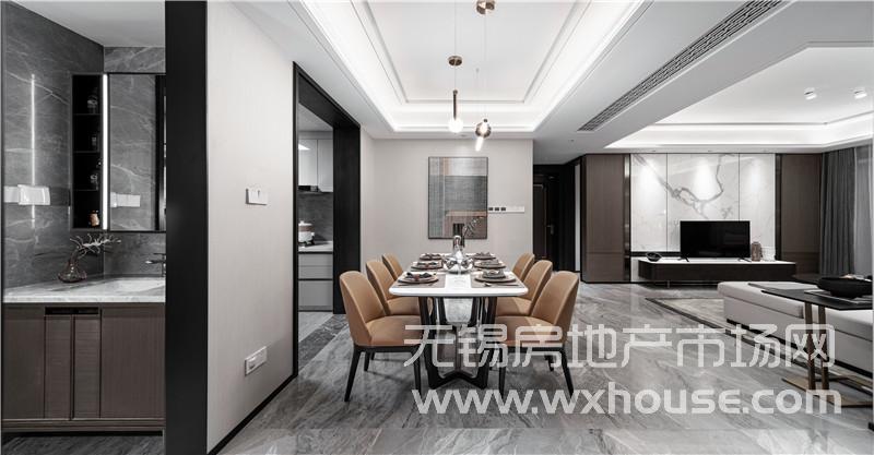 127㎡A户型样板间餐厅