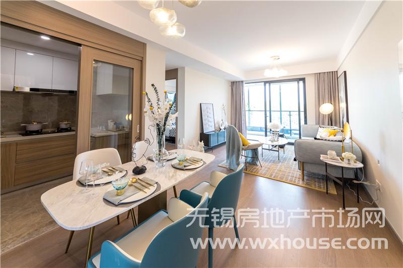 93㎡户型样板间餐客厅
