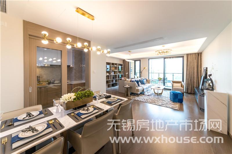 127㎡户型样板间餐客厅