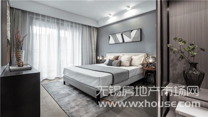 C户型样板间卧室