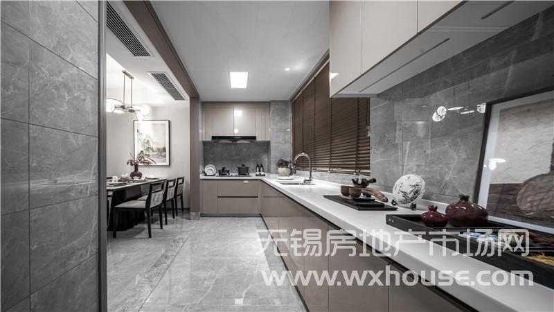 C户型样板间厨房