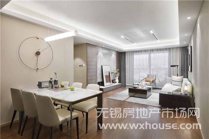 133㎡户型样板间餐客厅