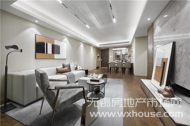 133㎡户型样板间客厅