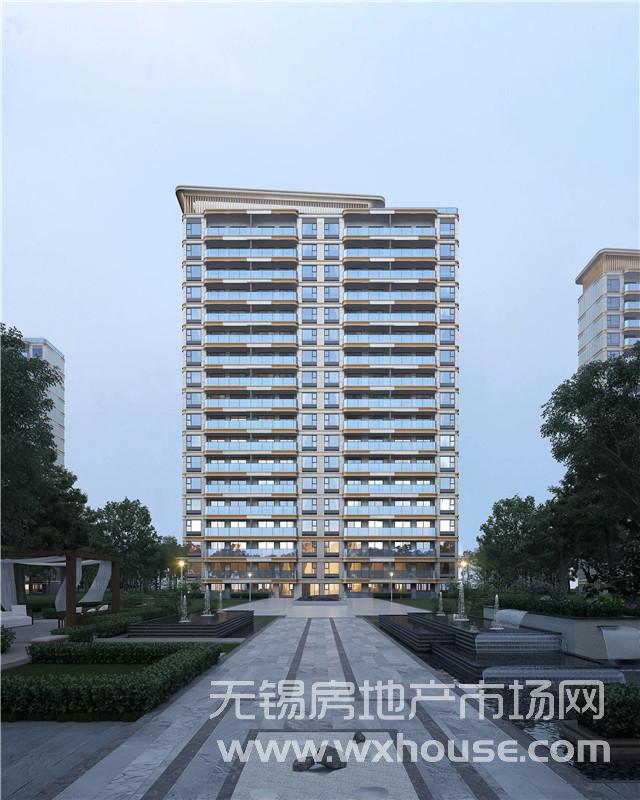 小高层正面效果图