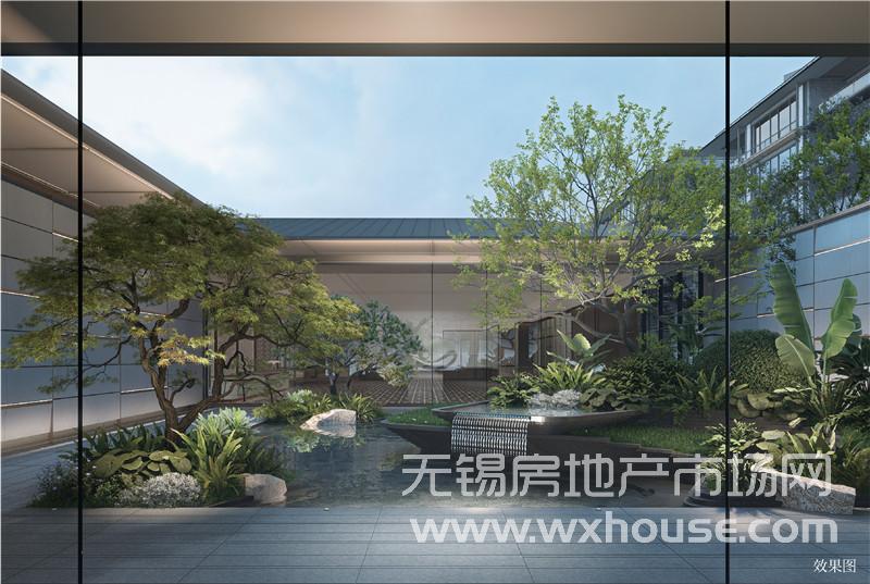 入户园林效果图