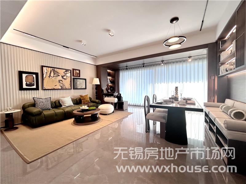 114㎡户型样板间客厅